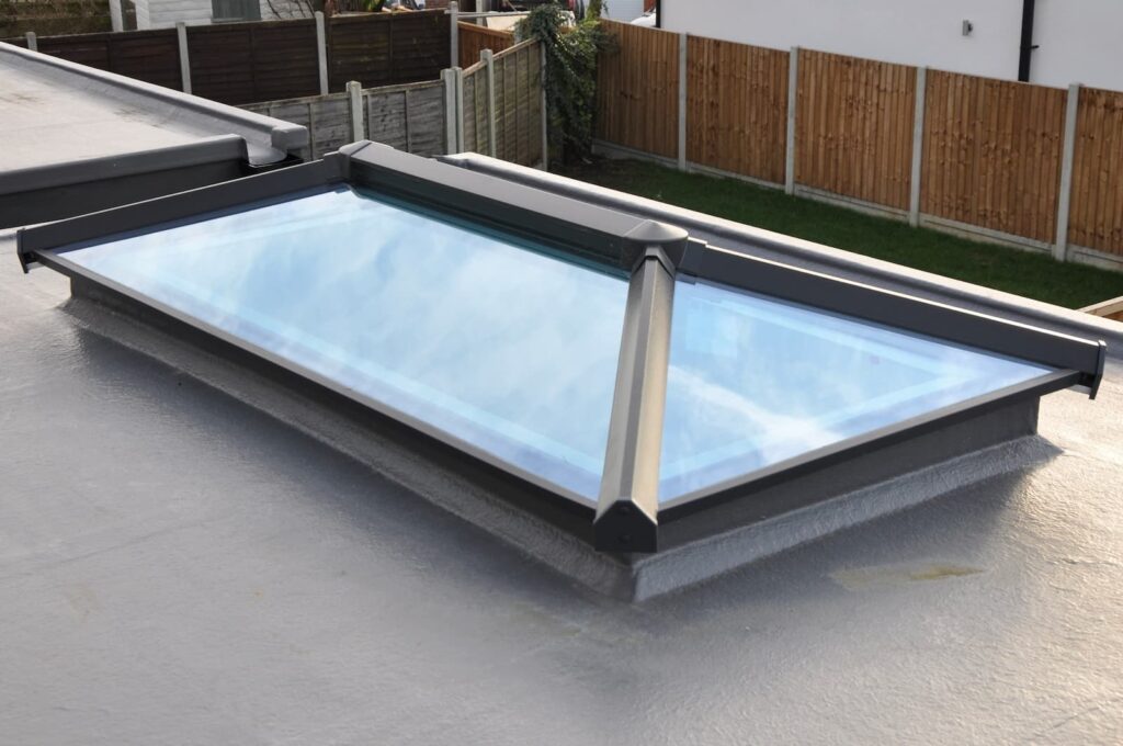 Fibreglass flat roof installation Stratford
