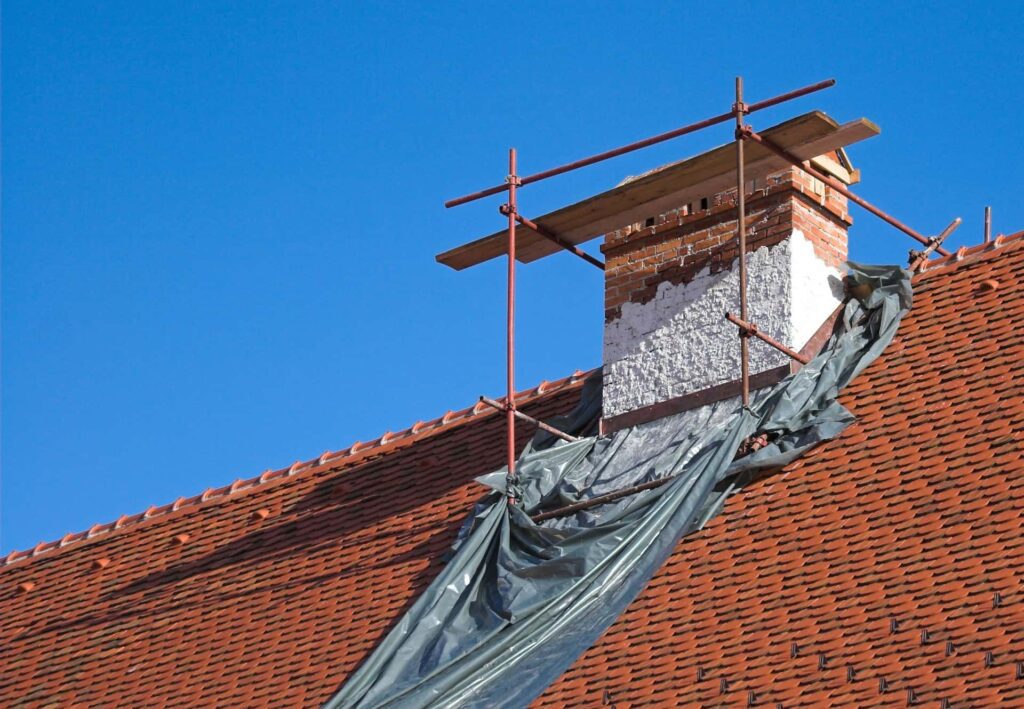 Repoint repair chimney Stratford