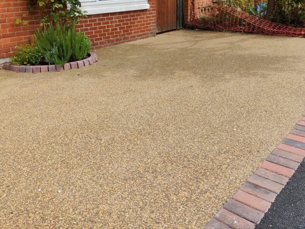 Resin bonded driveway installation Resin bonded driveway installation Stratford