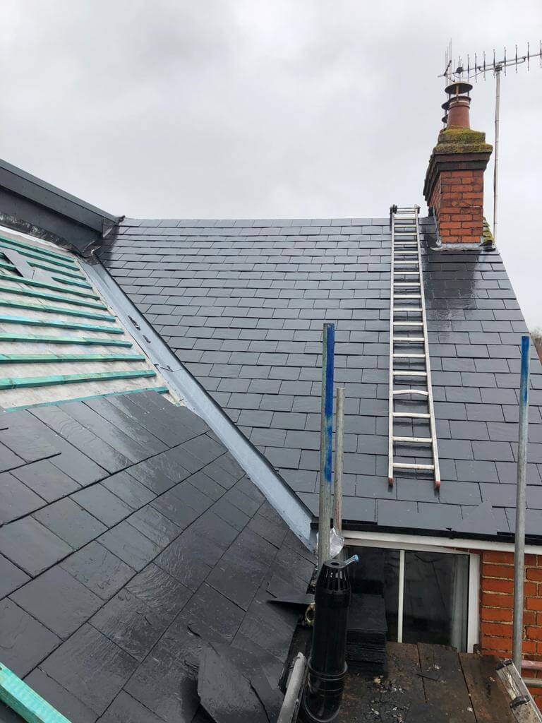 New slate roof New slate roof London